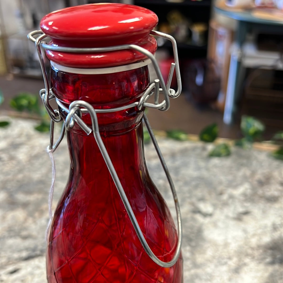 Vintage Red Bottle