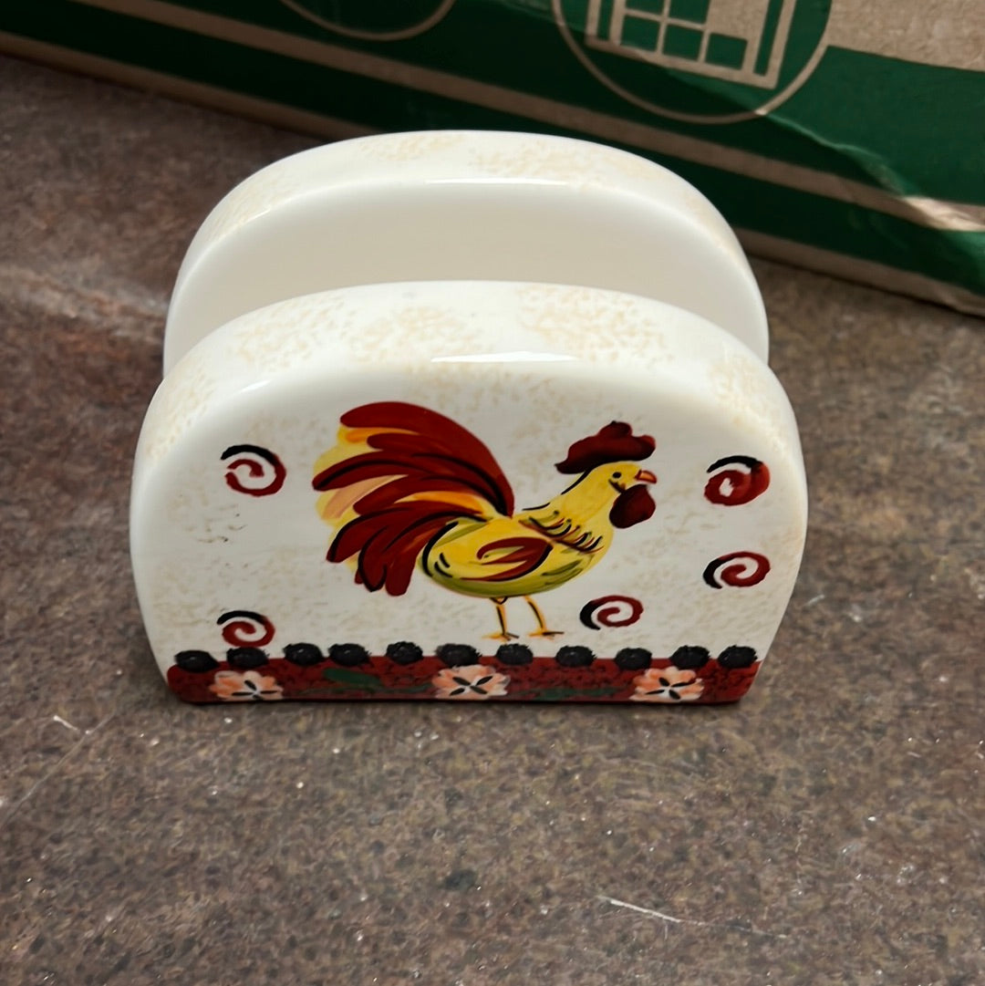 Rooster Napkin Holder