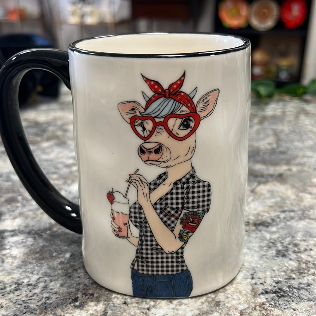 Animal Stoneware Mugs
