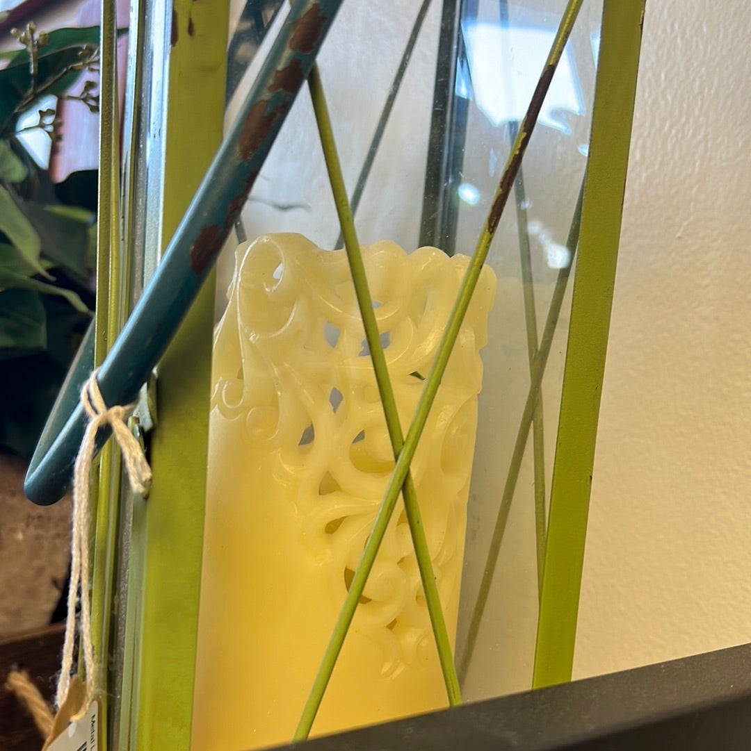 Metal Lantern Candle Holder