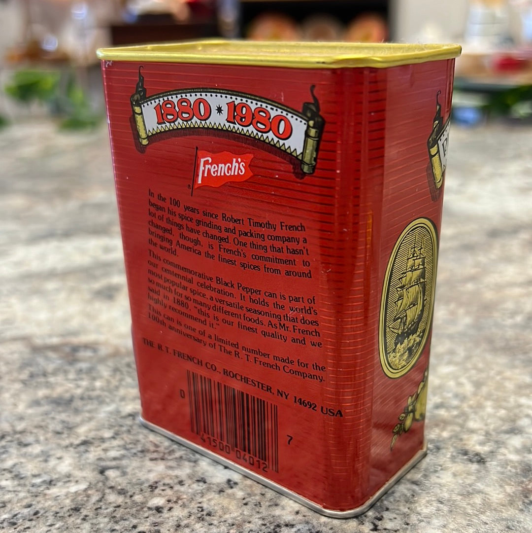 1980 French’s Black Pepper Coin Tin