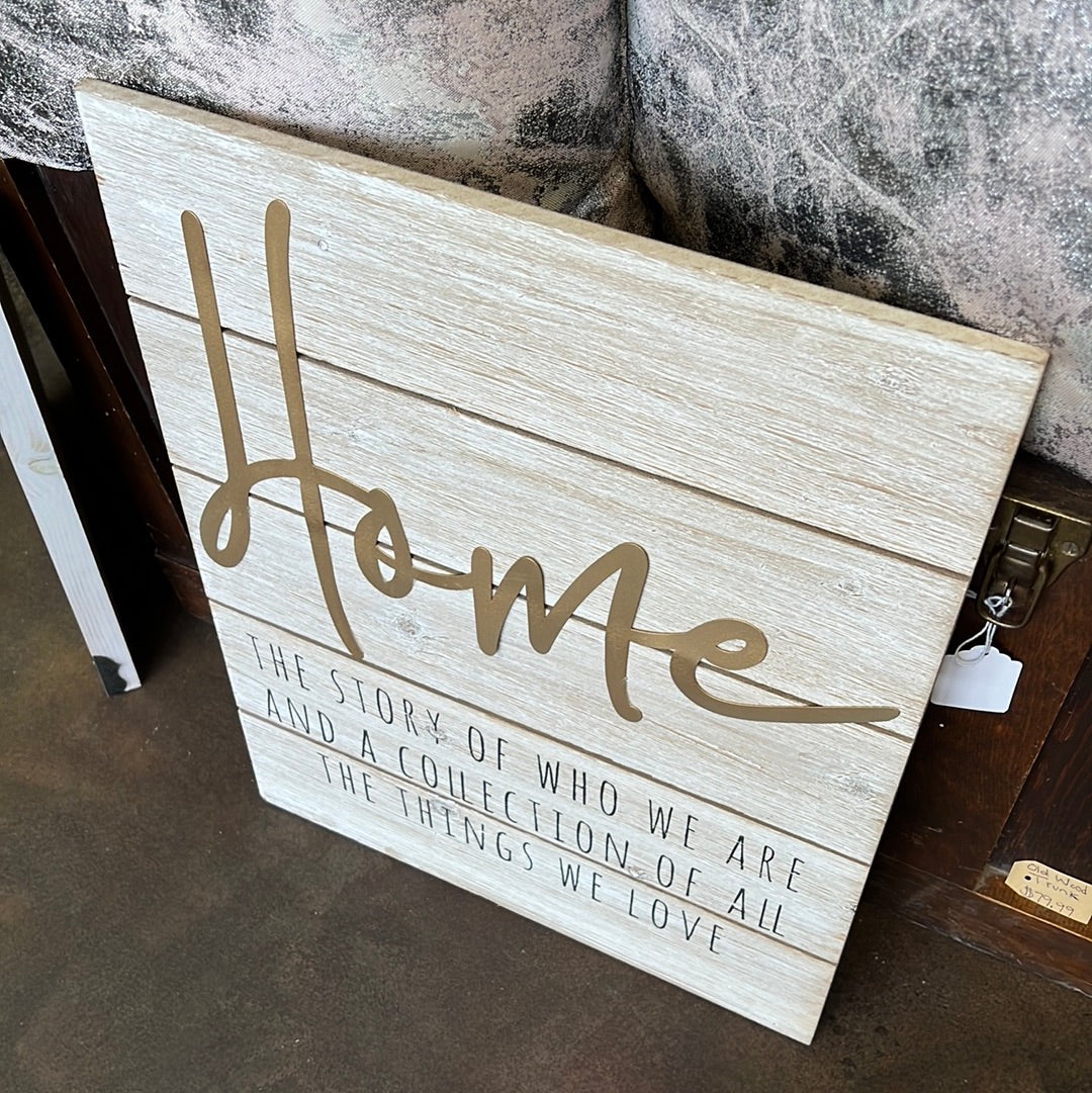 Home Decor Sign