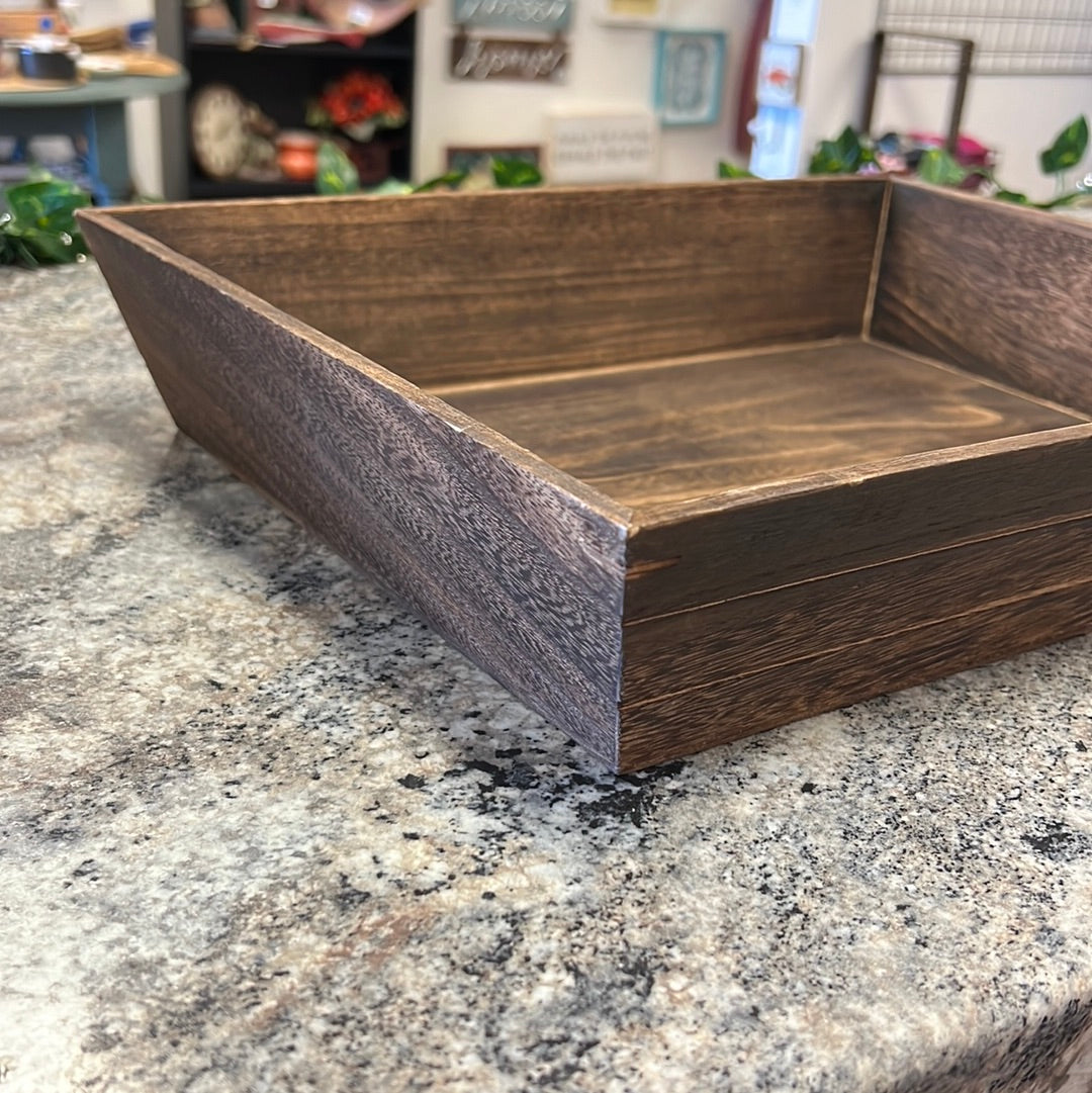 Wood Decor Tray