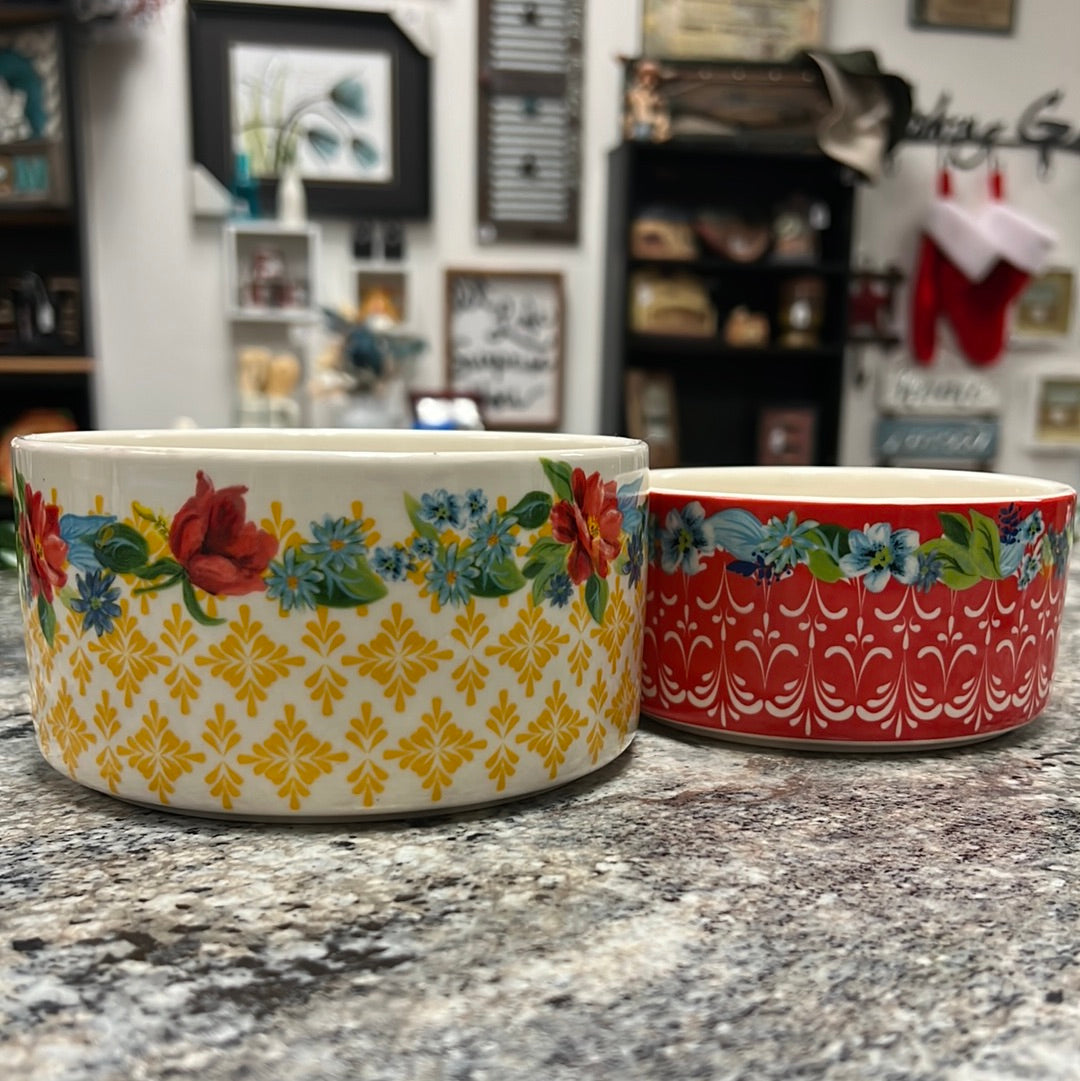 Pioneer Woman Bowl Set