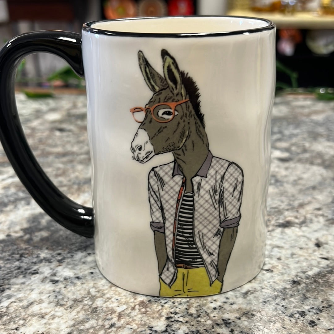 Animal Stoneware Mugs