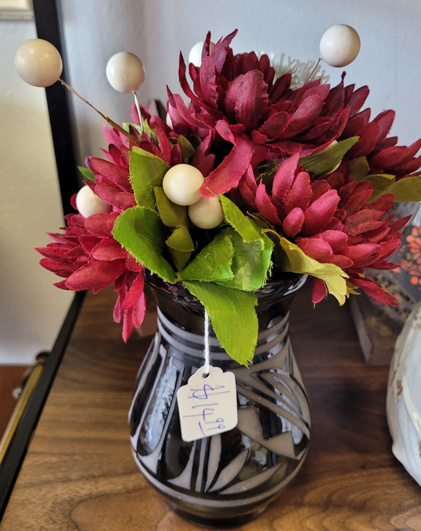 VTG Vase W/Floral