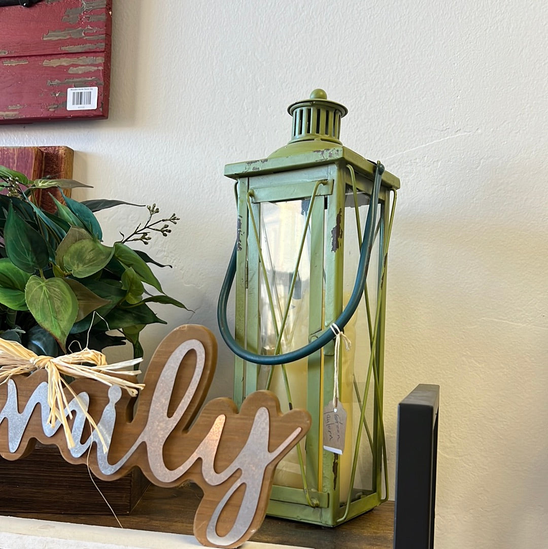 Metal Lantern Candle Holder