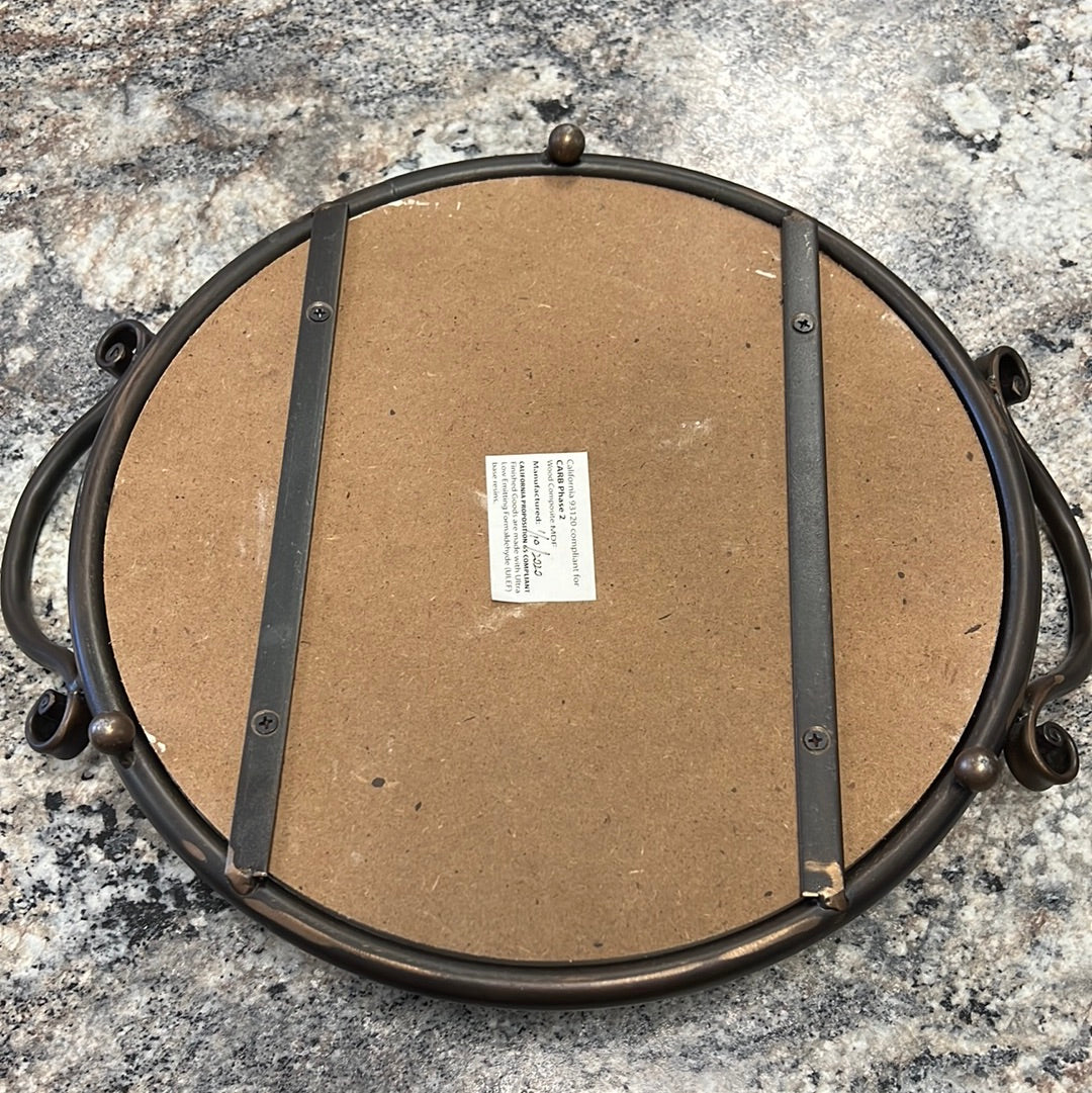 Round Decor Tray