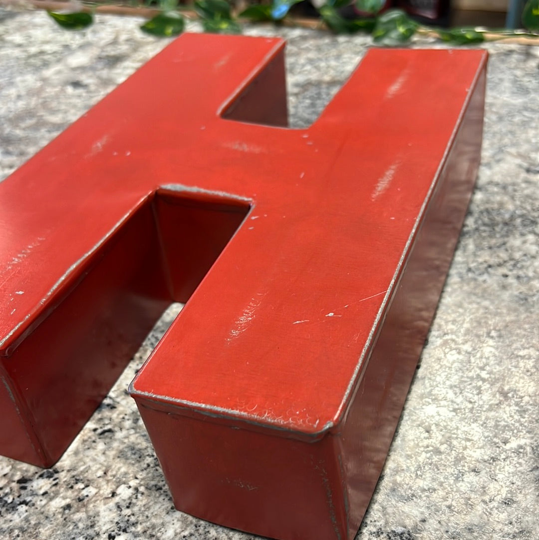 Metal Letter H