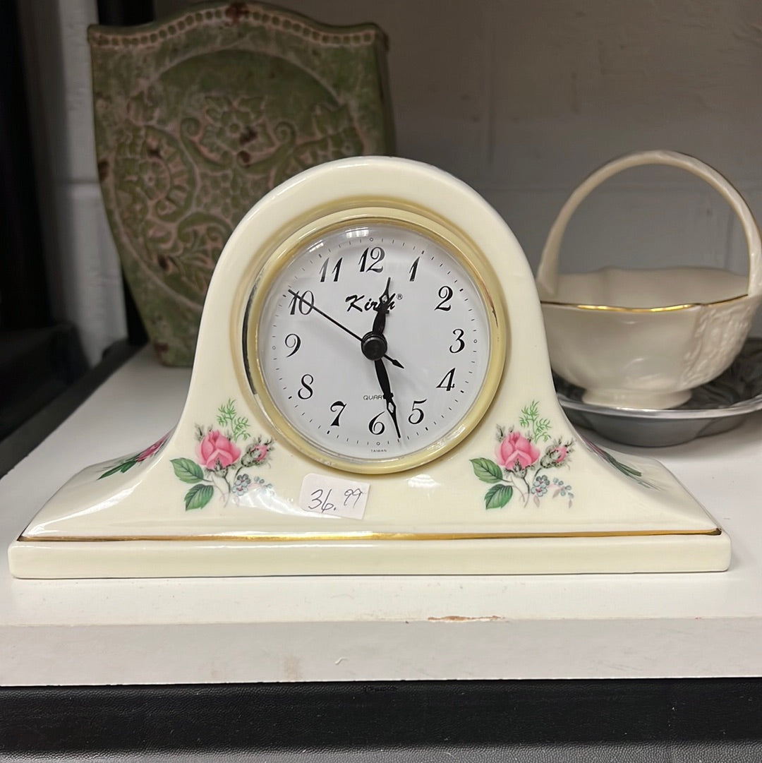 Porcelain Mantle Clock