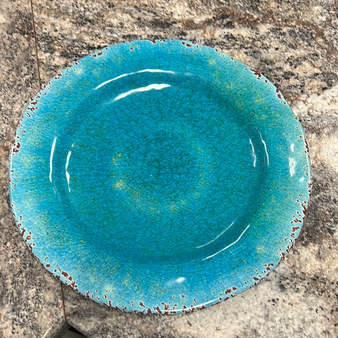 Pier 1 Teal Plate