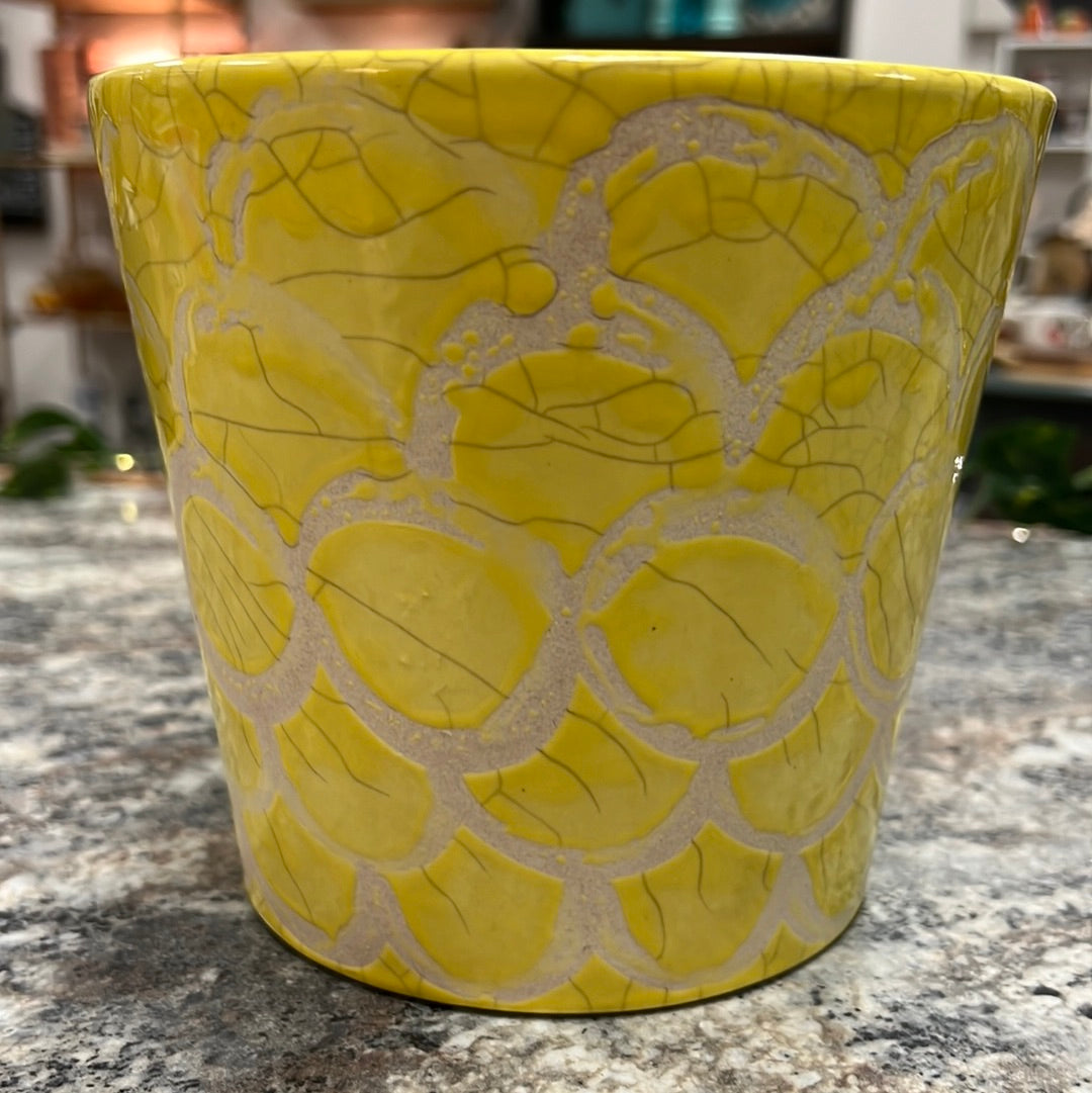 Yellow Planter Pot
