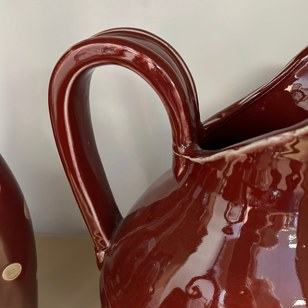Large Red Pitcher