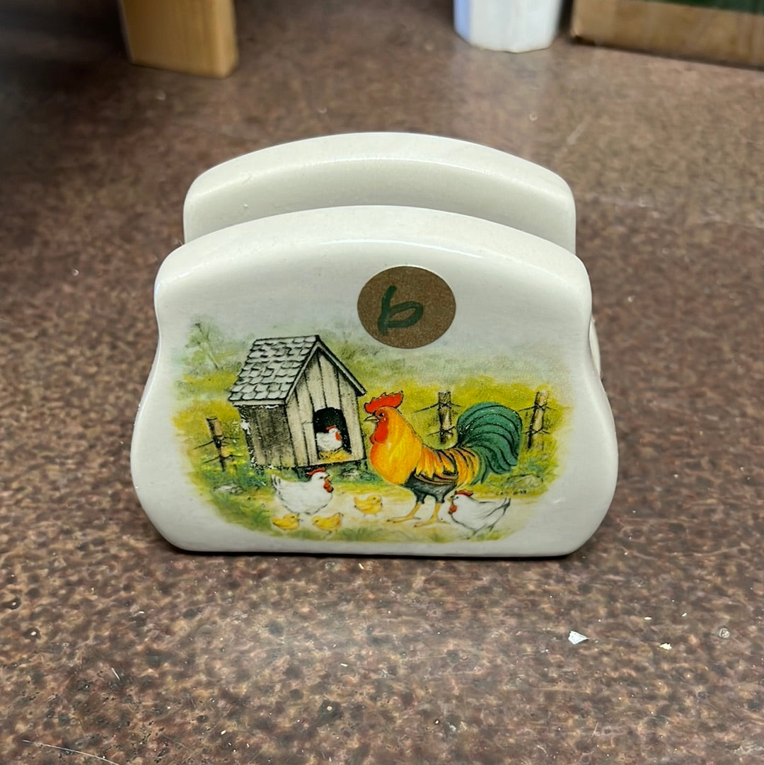 Rooster Napkin Holder