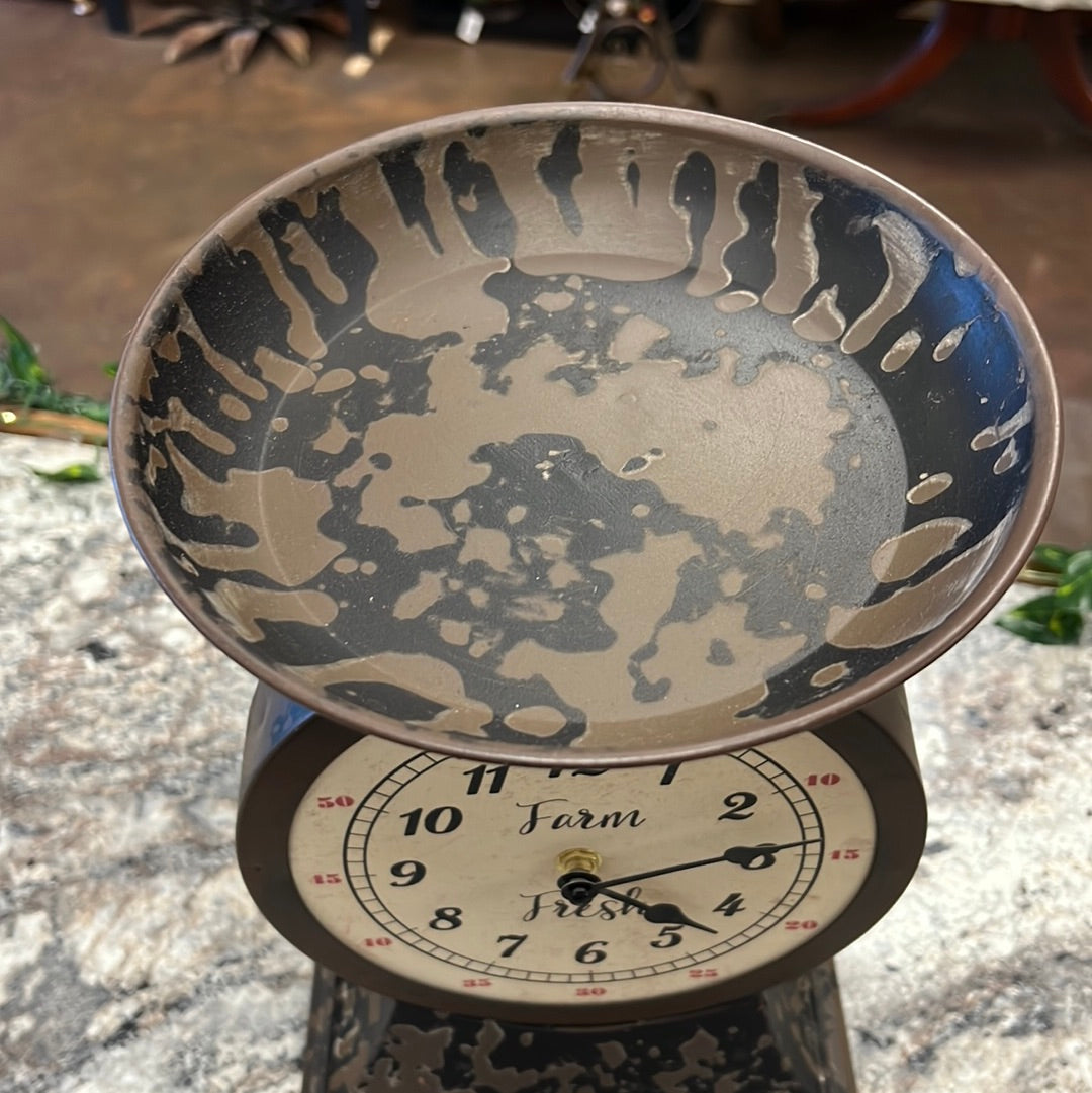 Rustic Scale Clock