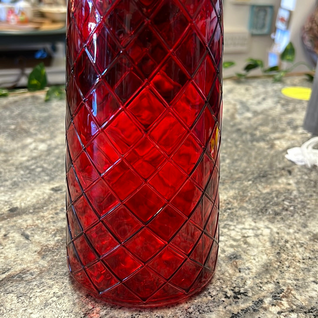 Vintage Red Bottle