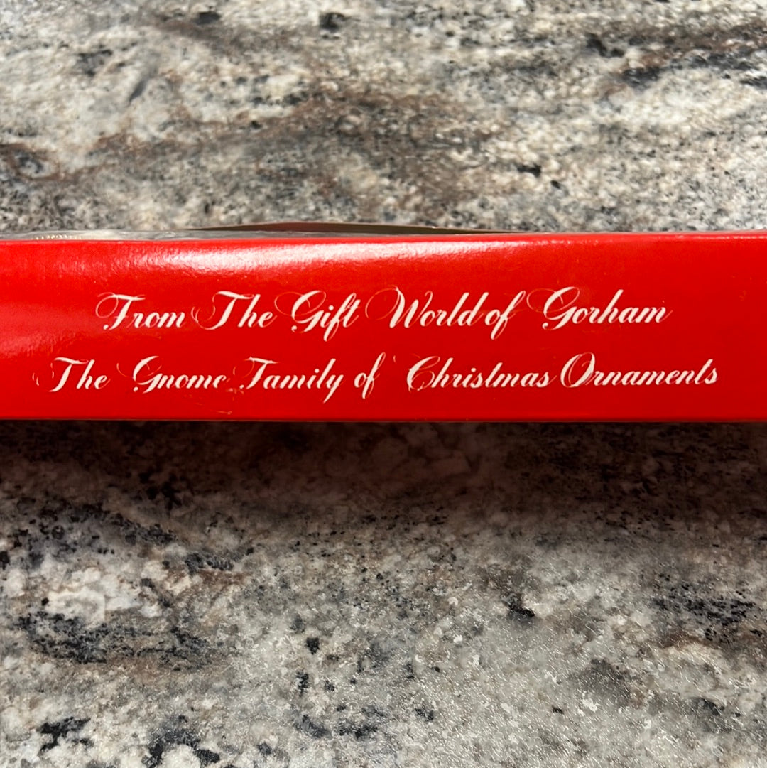 Vintage Gnome Ornament Set