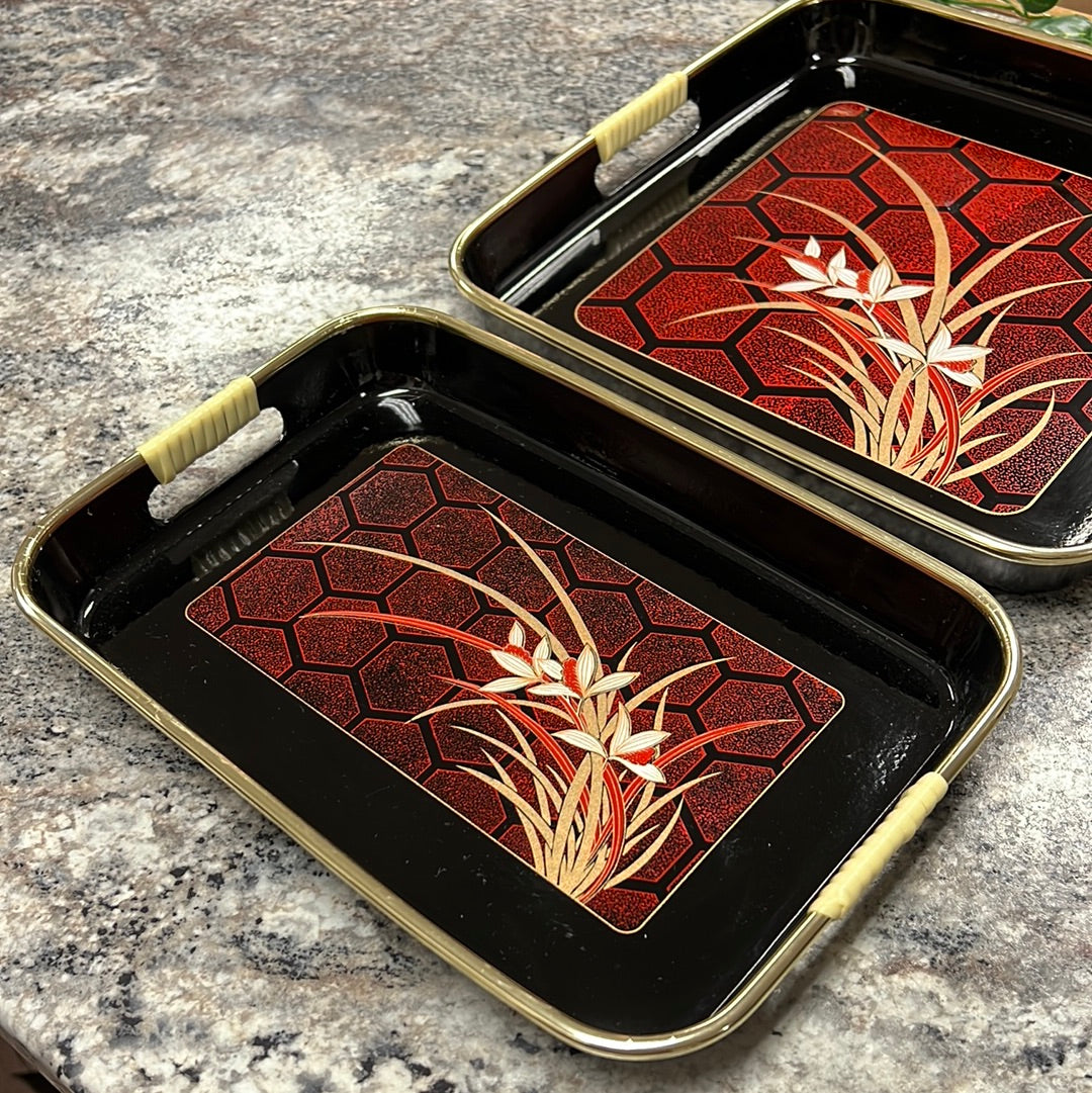 Vintage Nesting Tray Set