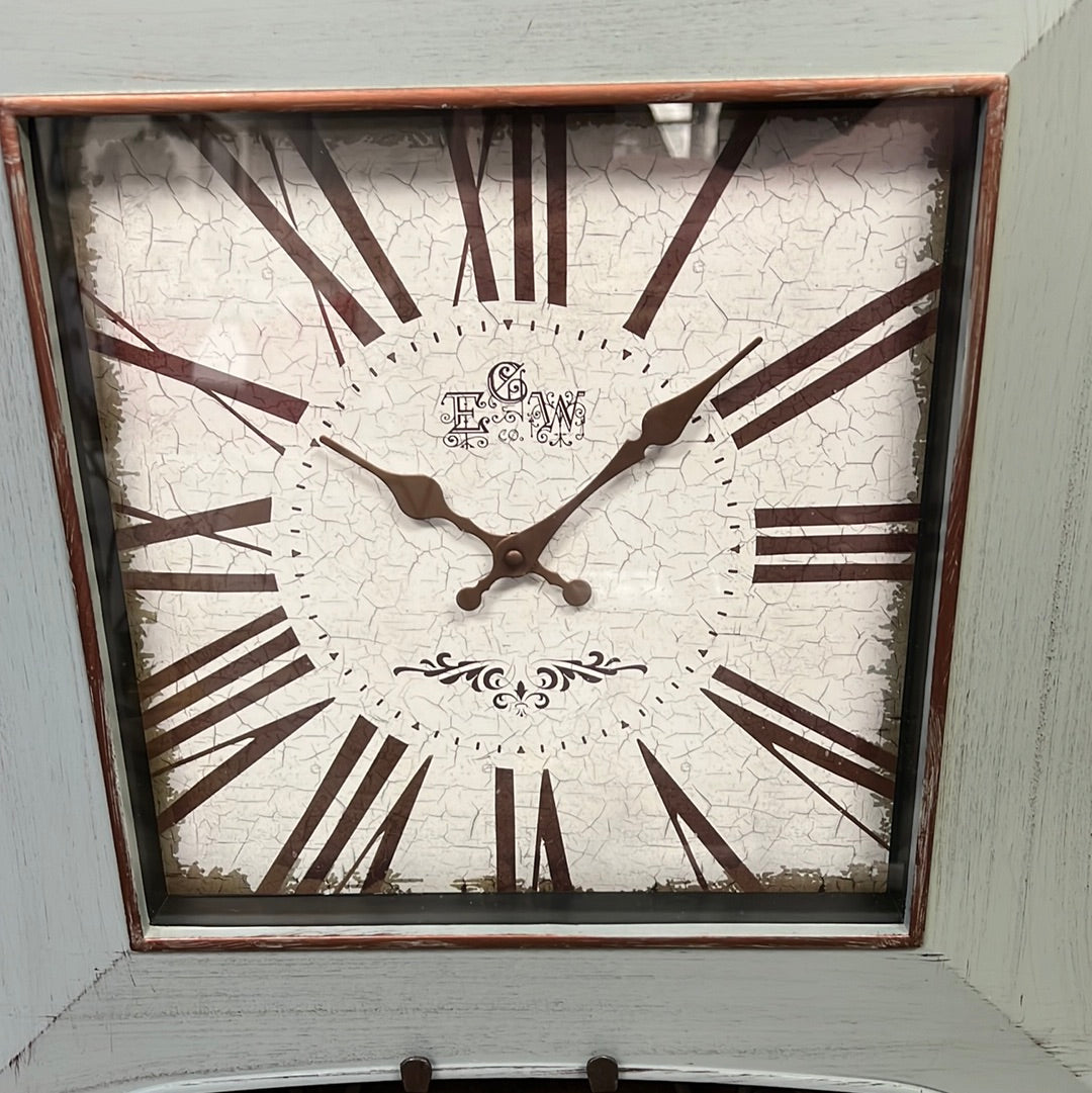 Blue Wall Clock