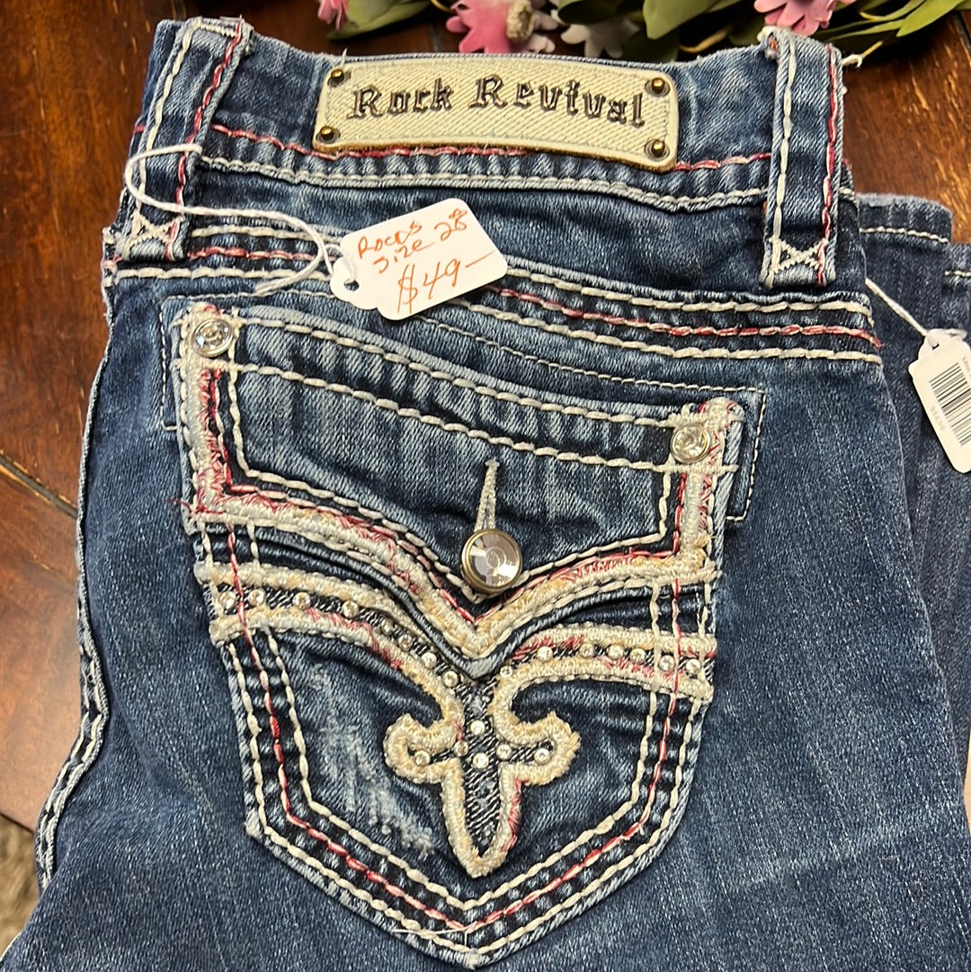 Rock Revival Jeans Sz 28