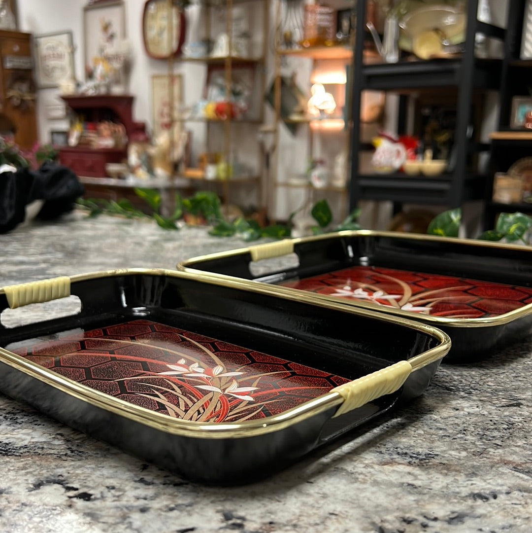 Vintage Nesting Tray Set
