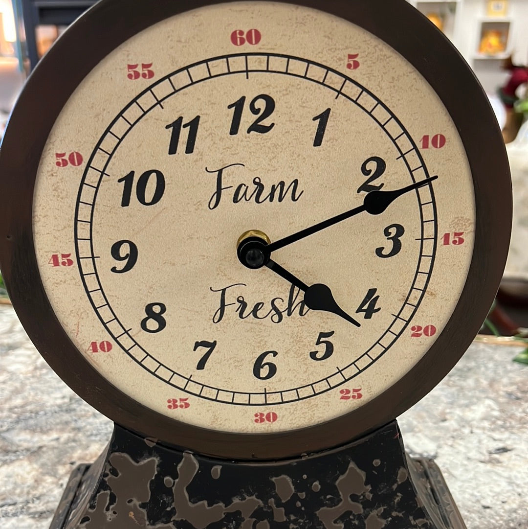 Rustic Scale Clock