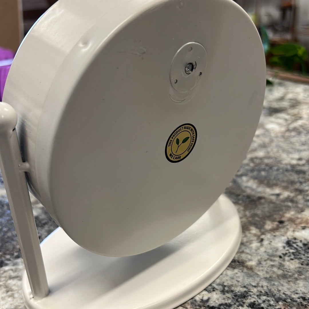 White Desk Clock