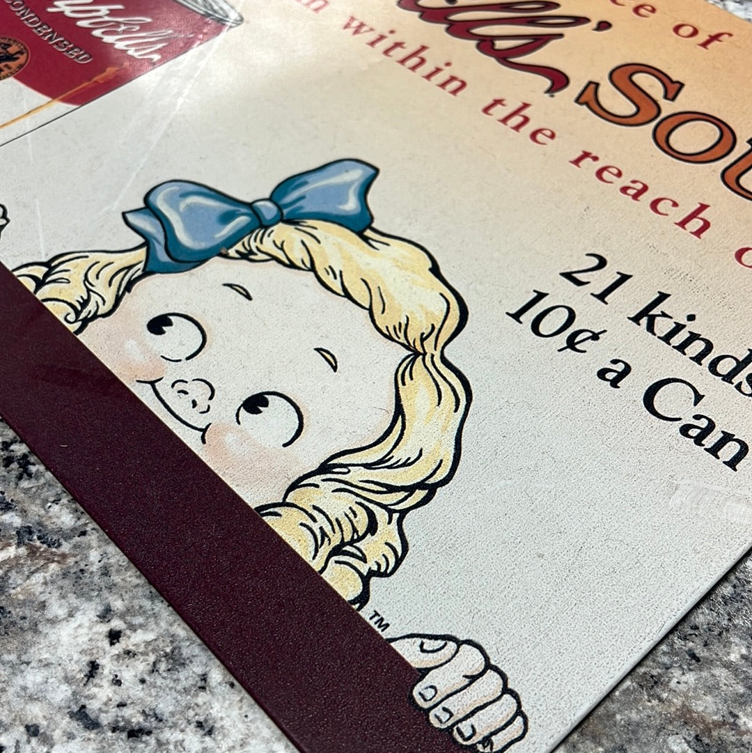 Campbell’s Tin Sign