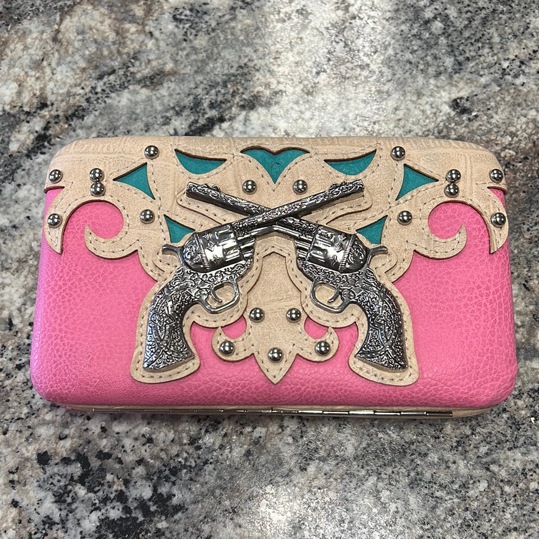 Pink Gun Wallet