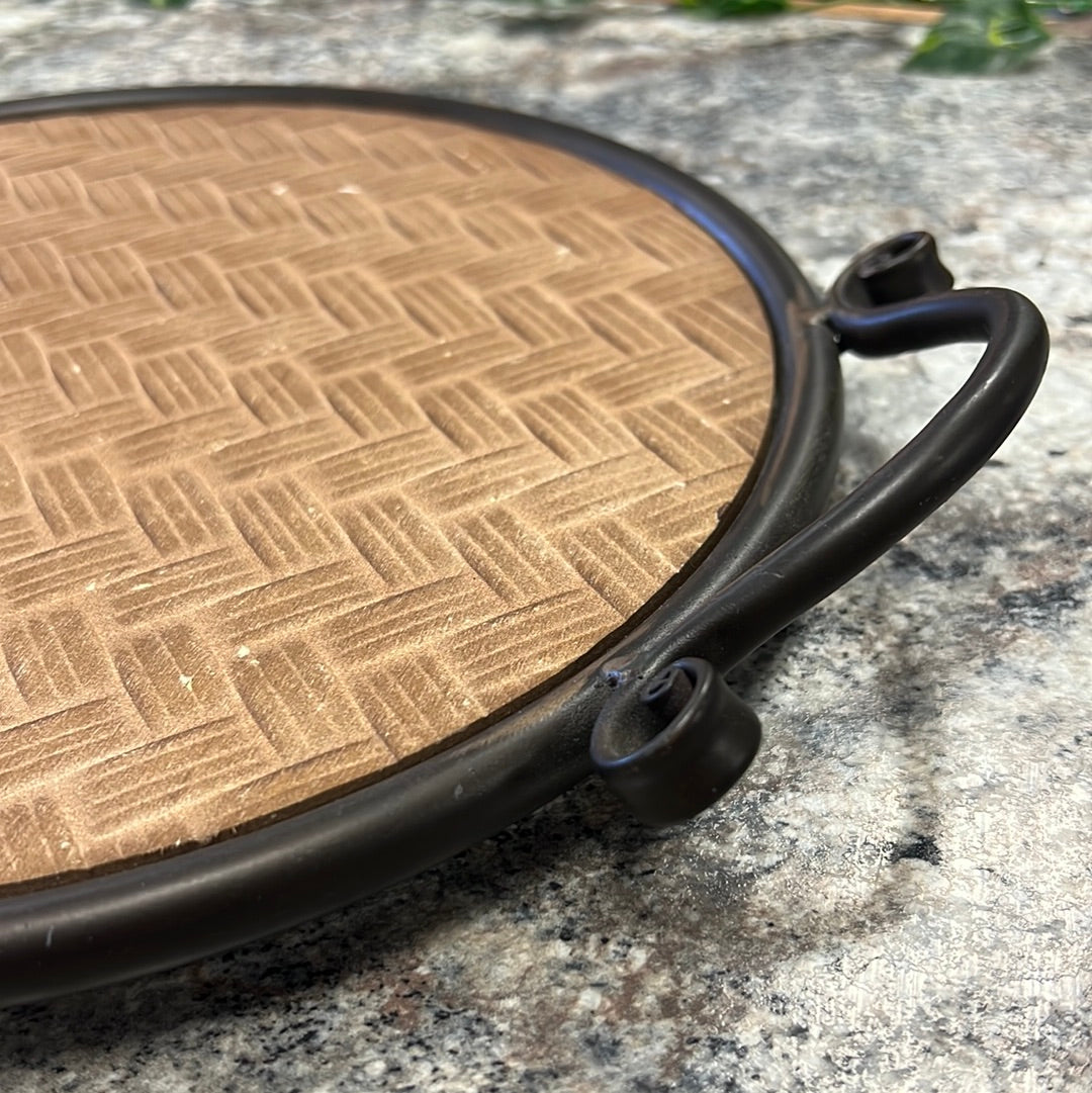 Round Decor Tray