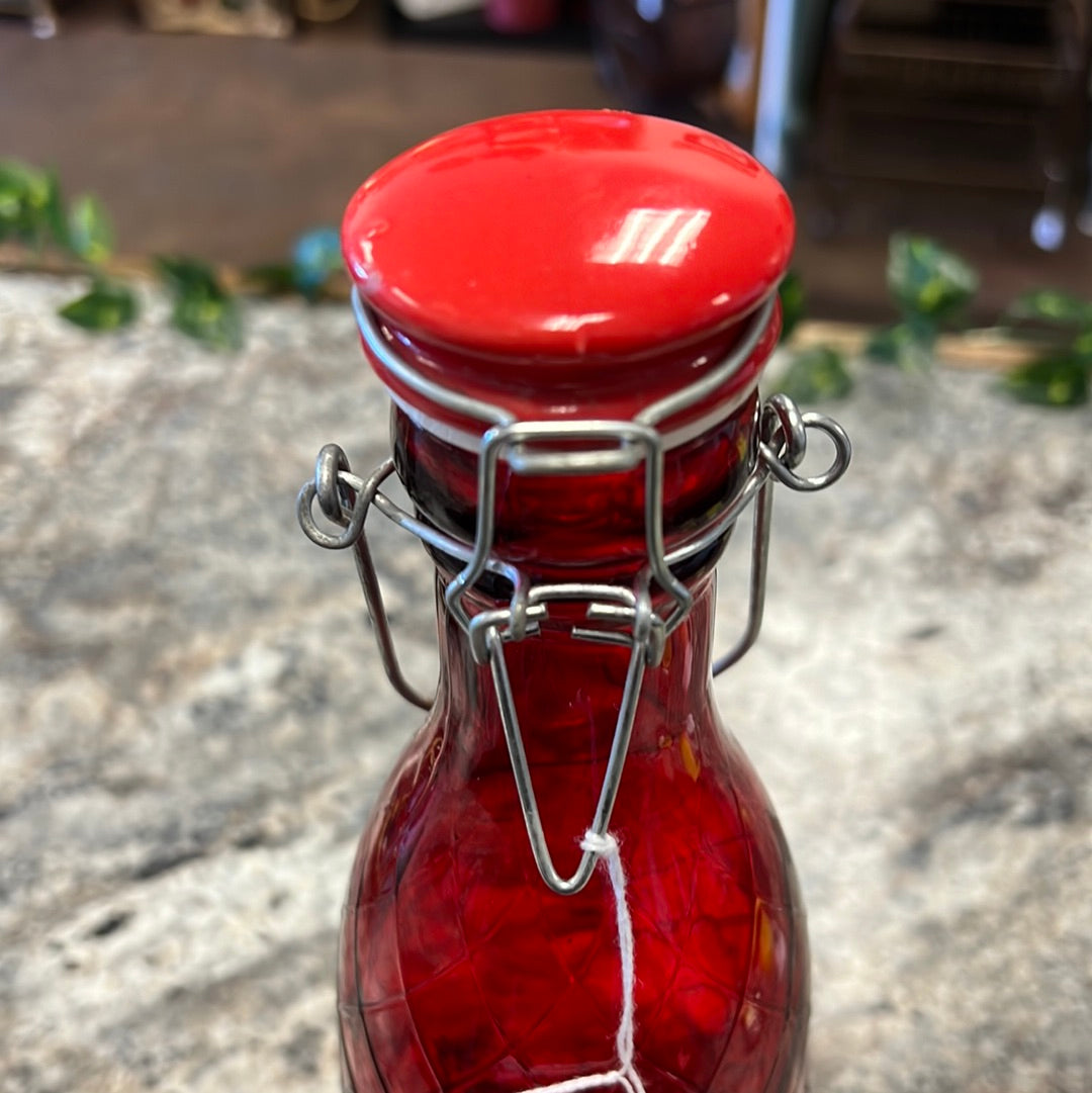 Vintage Red Bottle