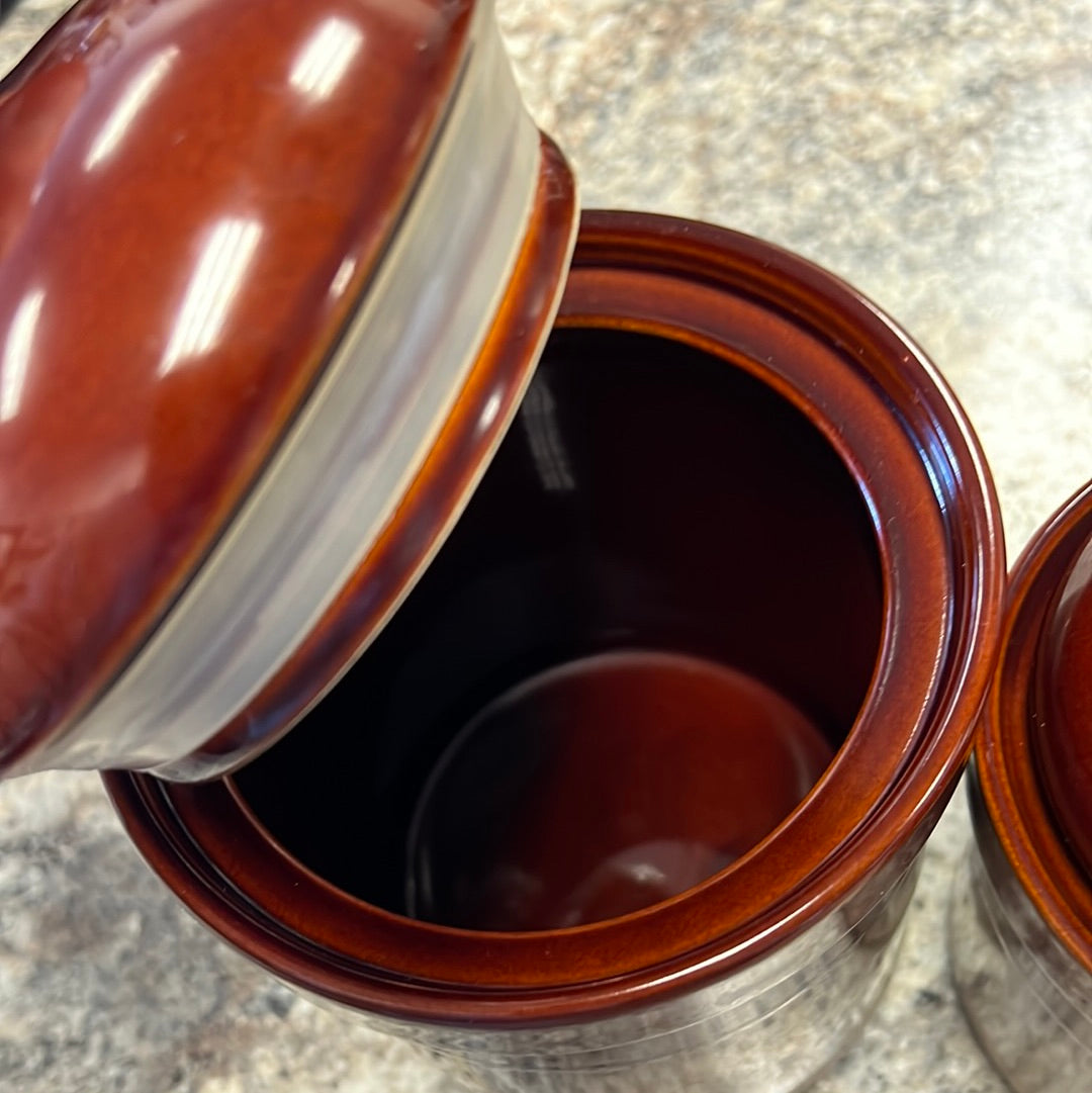 Brown Canister Set