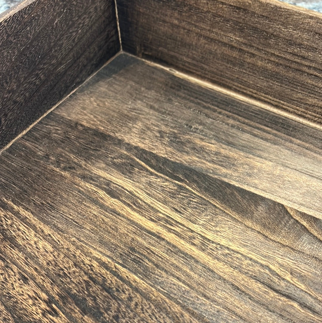 Wood Decor Tray