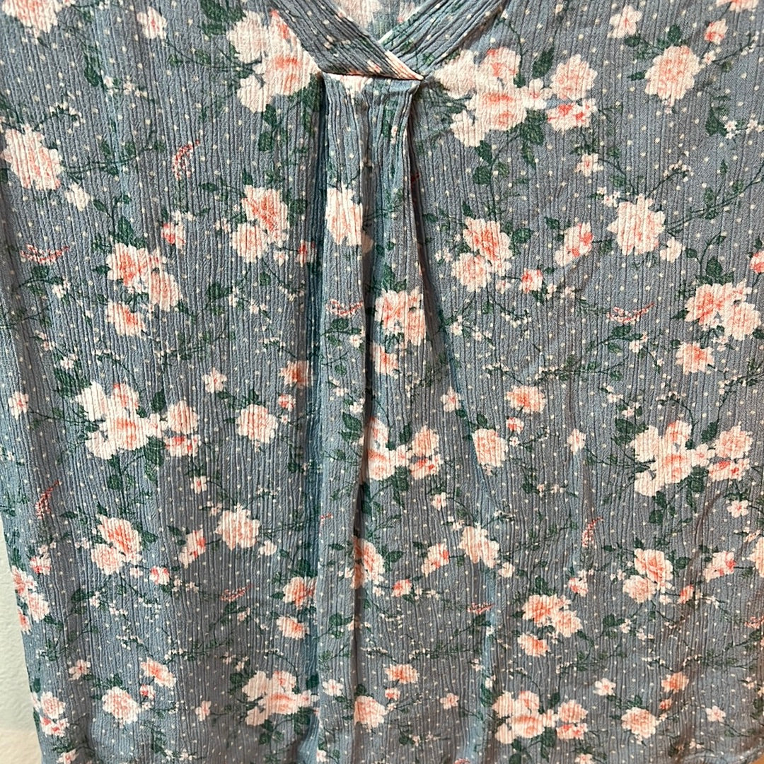 Ladies Floral Shirt M