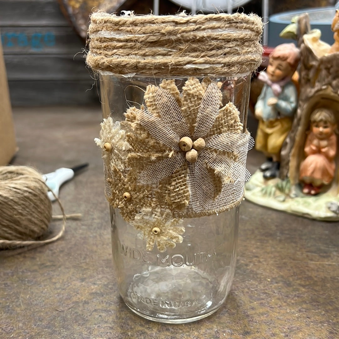 Tall Mason Jar