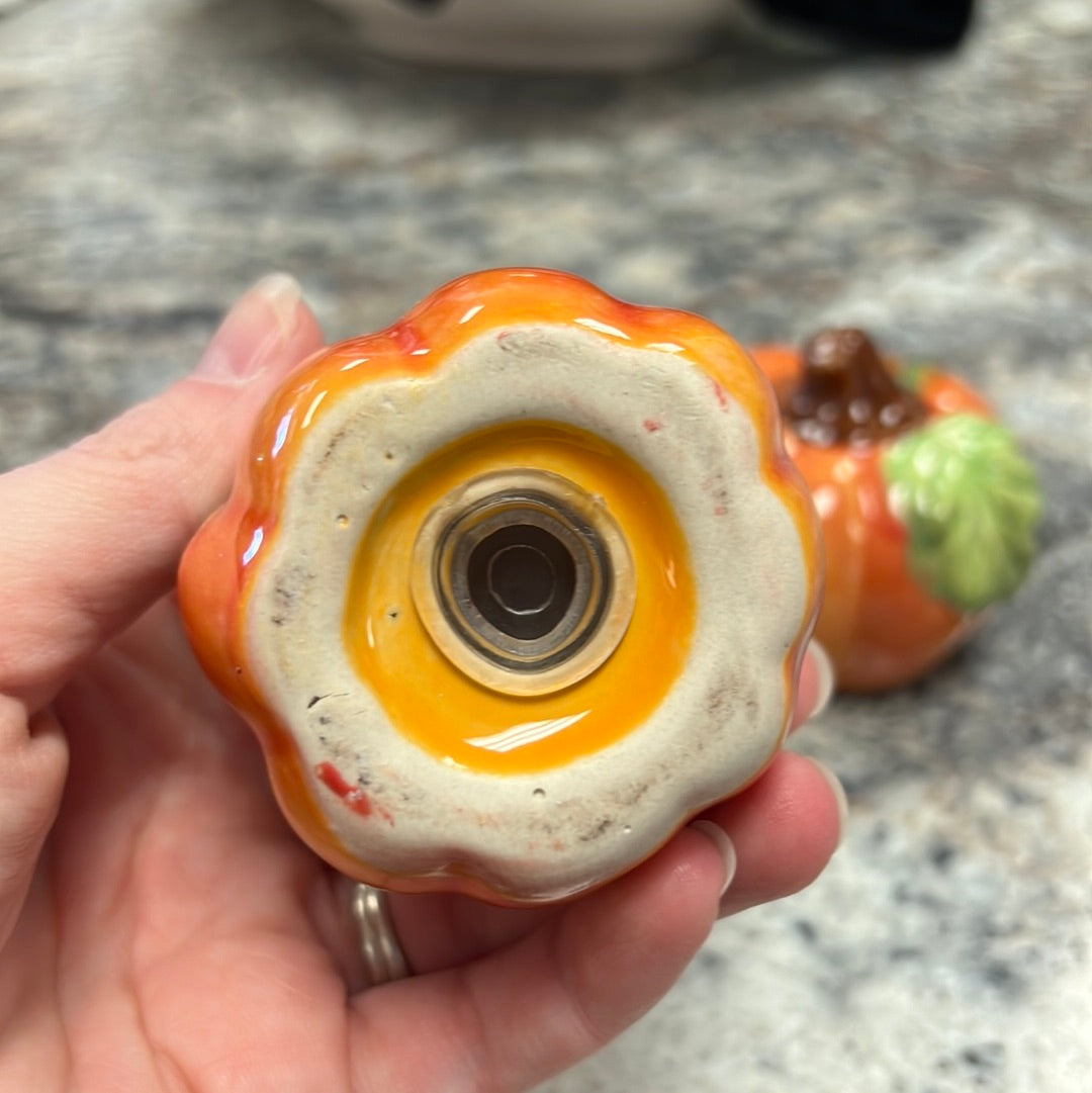 Pumpkin Salt Shaker Set