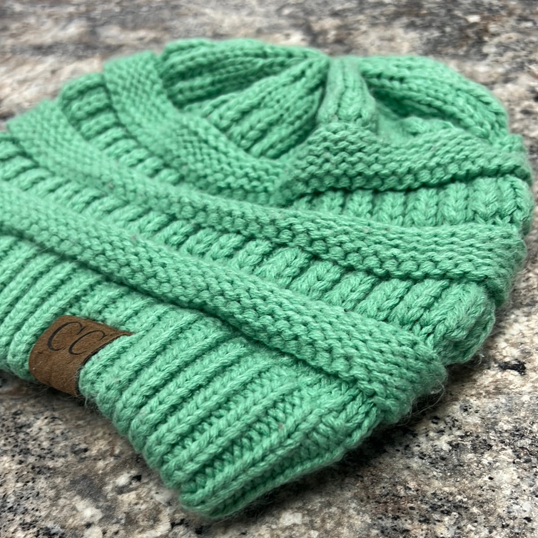 Green CC Beanie