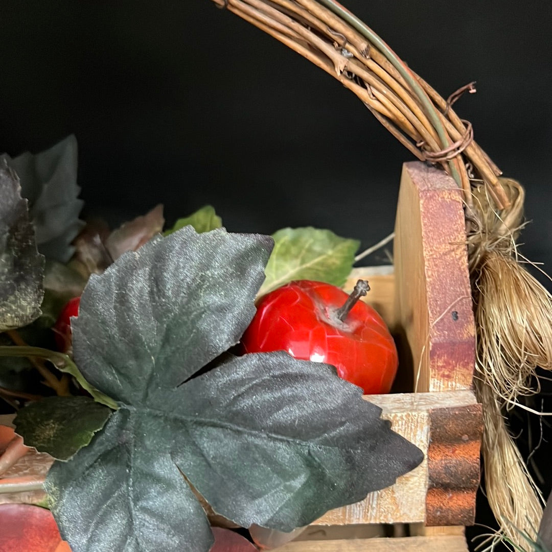 Apple Basket Decor