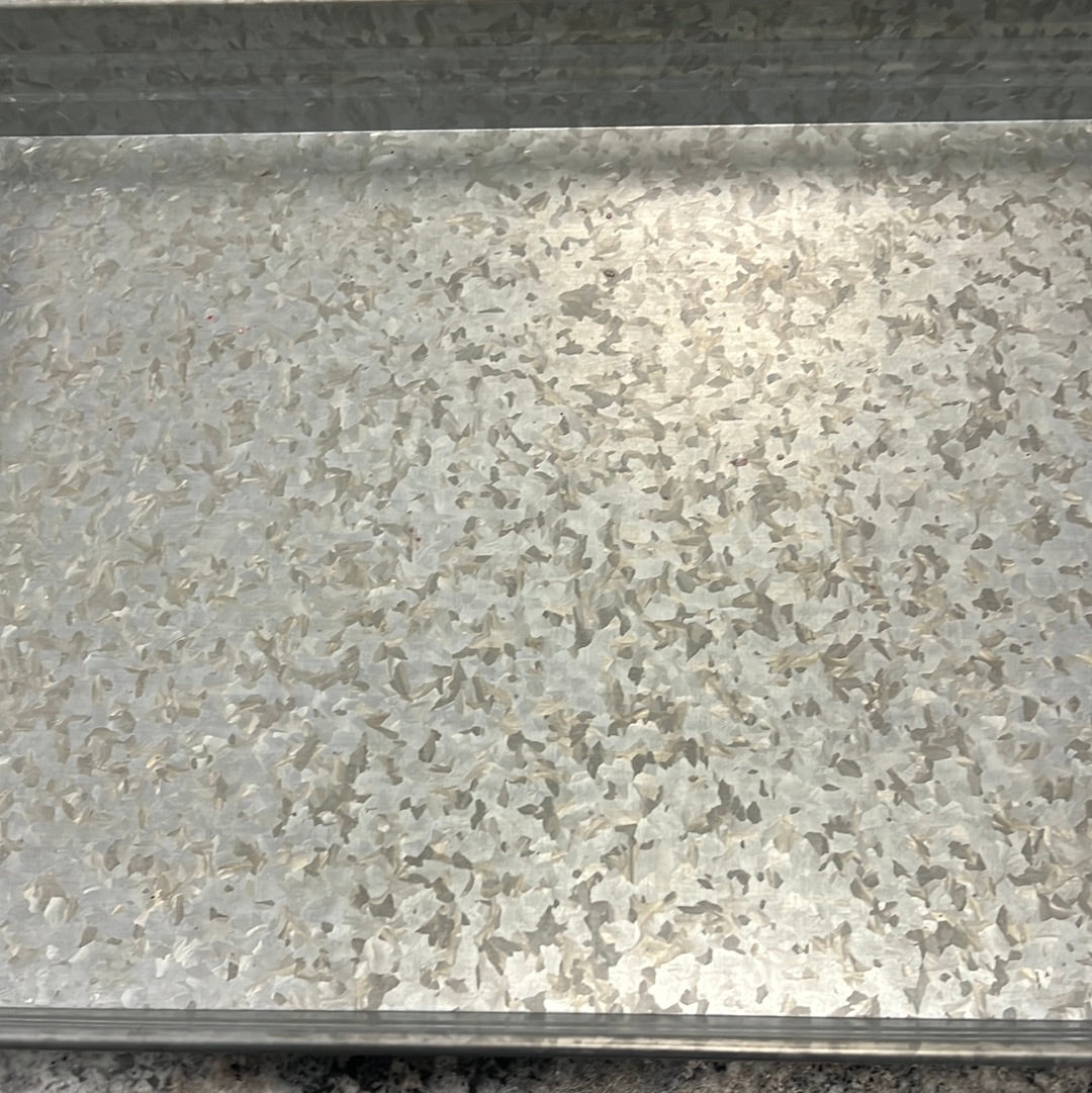 Galvanized Serving Tray