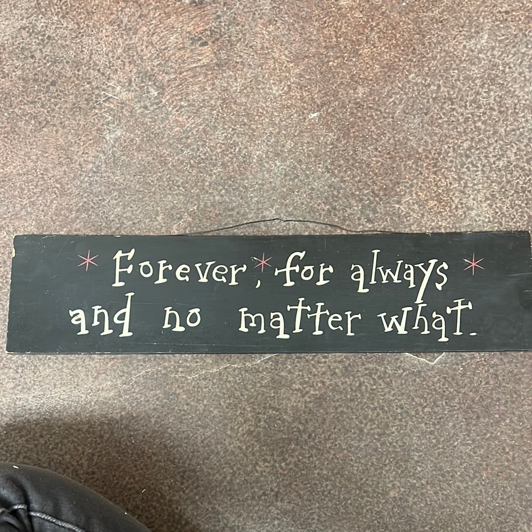 Forever Wood Sign