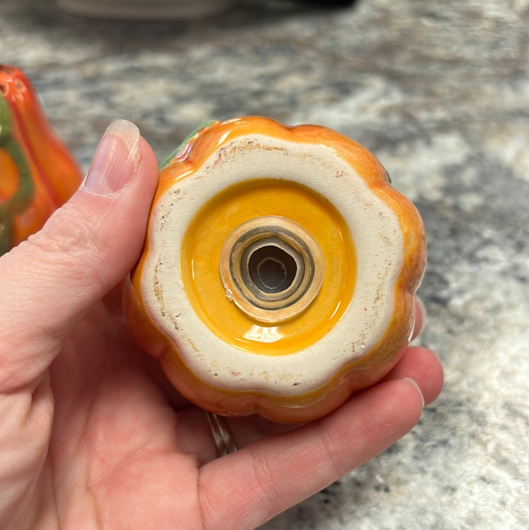 Pumpkin Salt Shaker Set