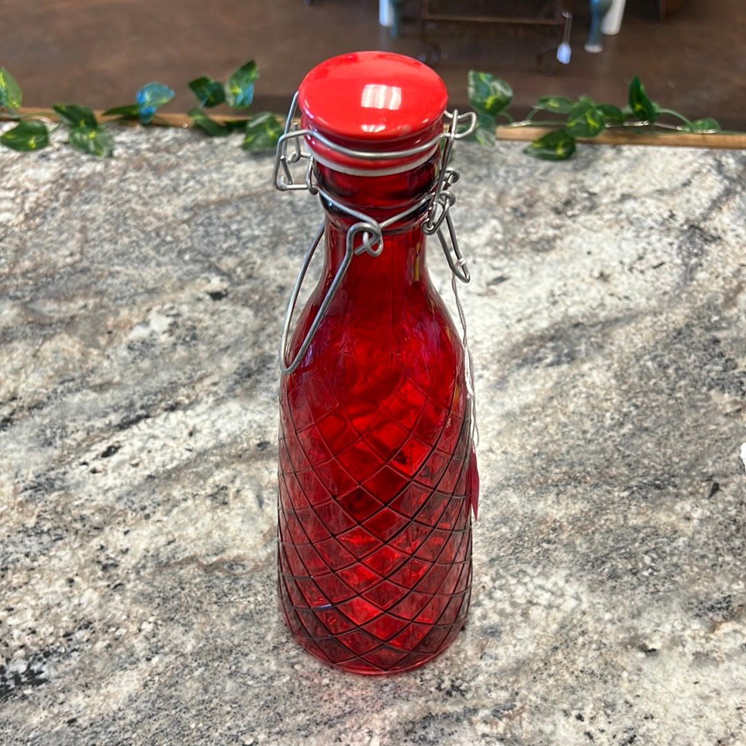 Vintage Red Bottle