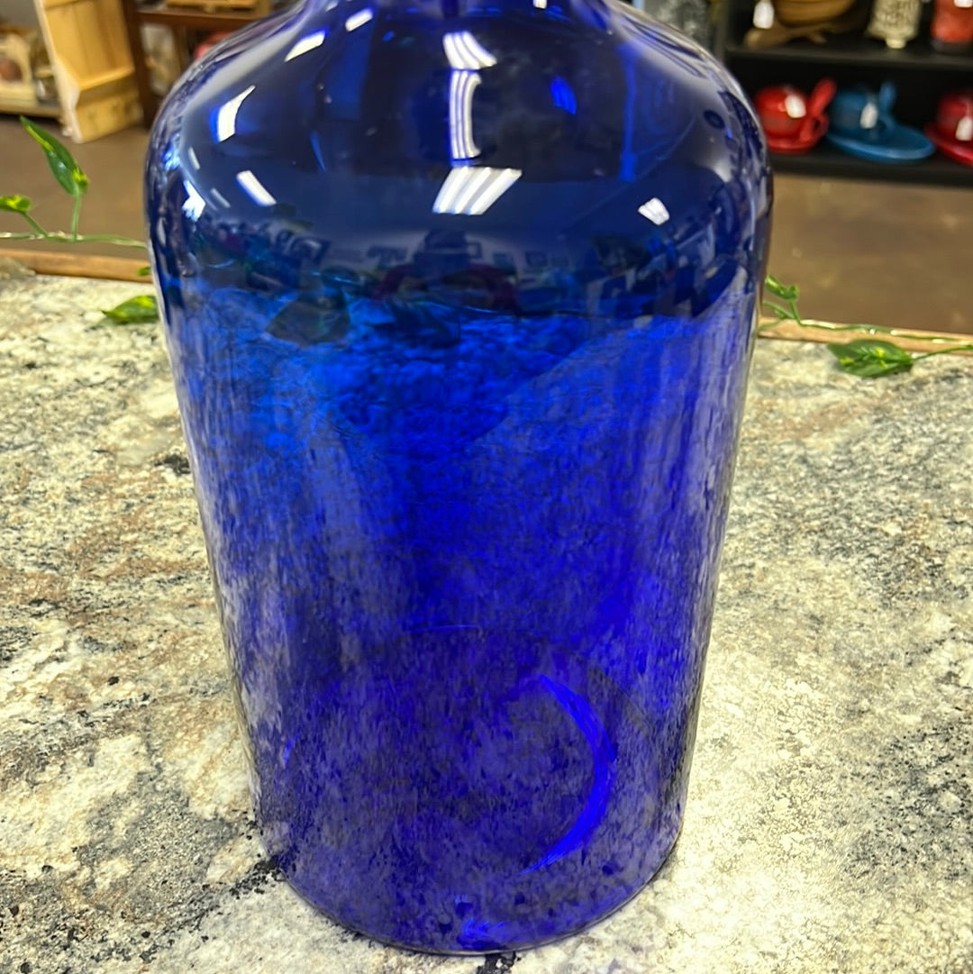 Long Neck Blue Vase