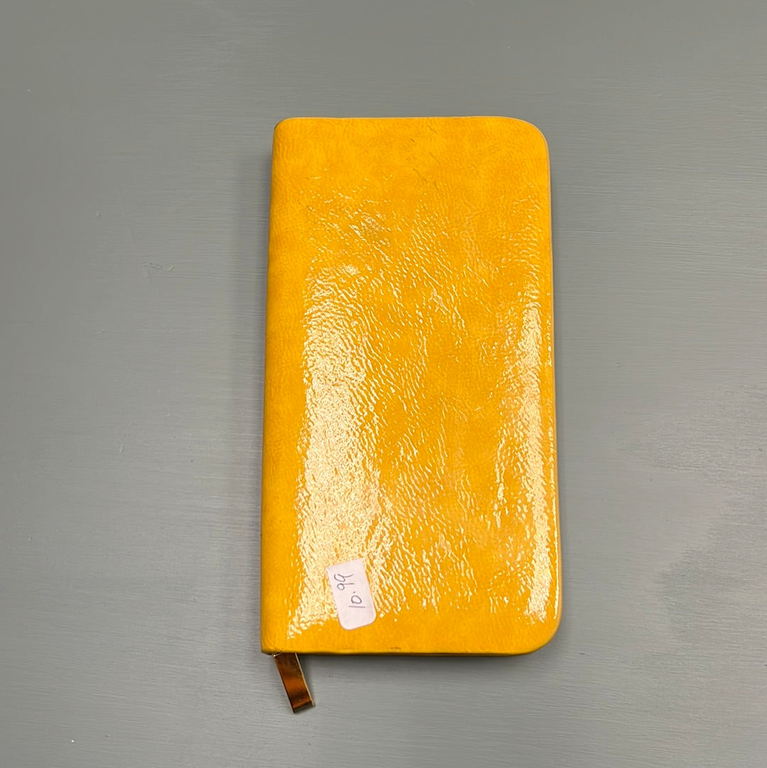 Yellow Zip Wallet