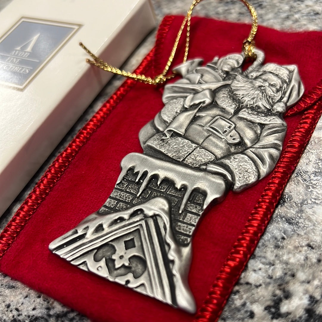 Avon Santa Ornament