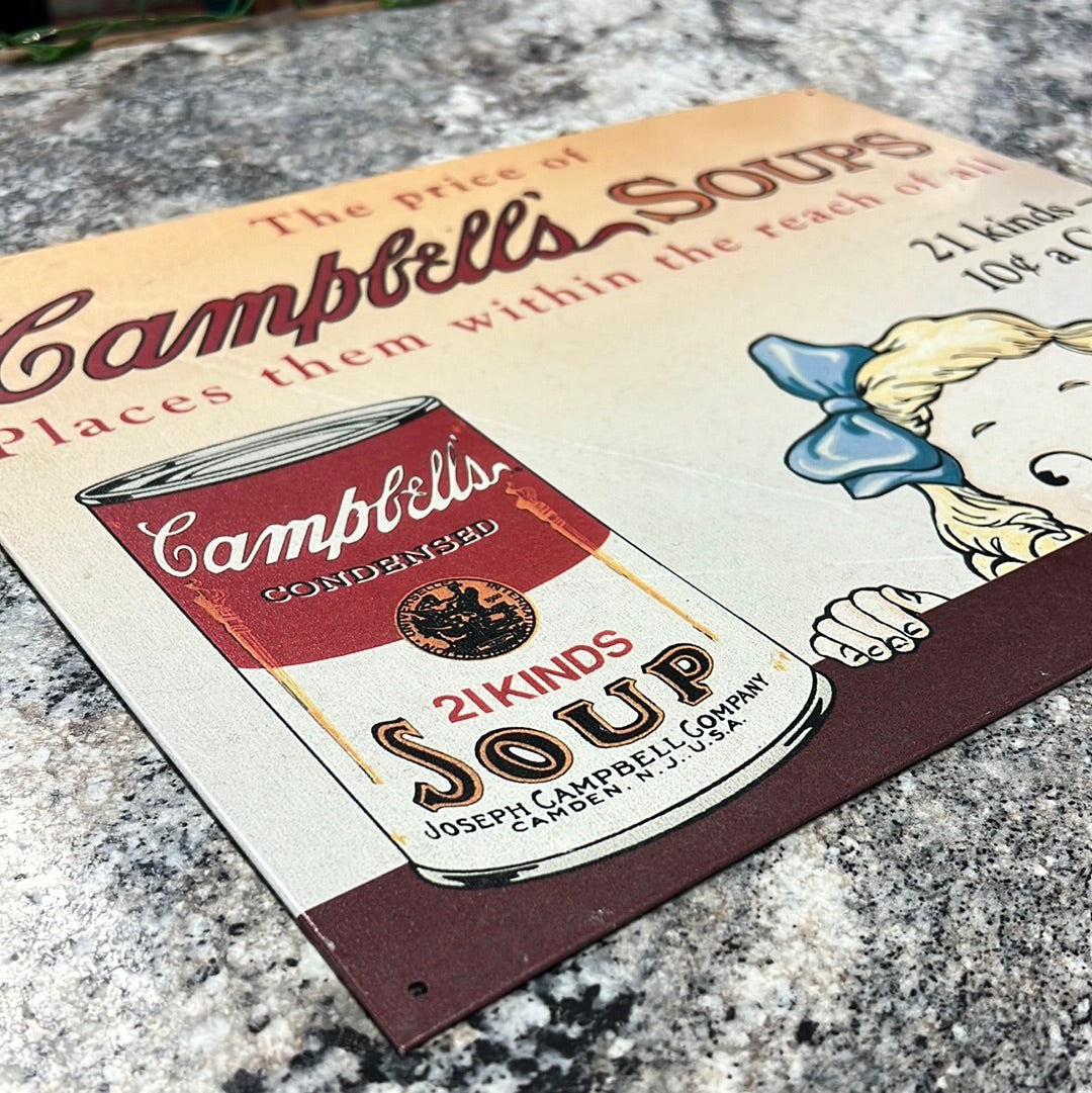 Campbell’s Tin Sign