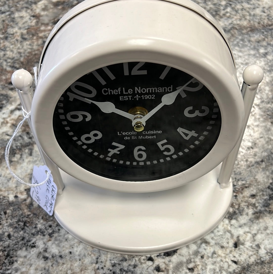 White Desk Clock
