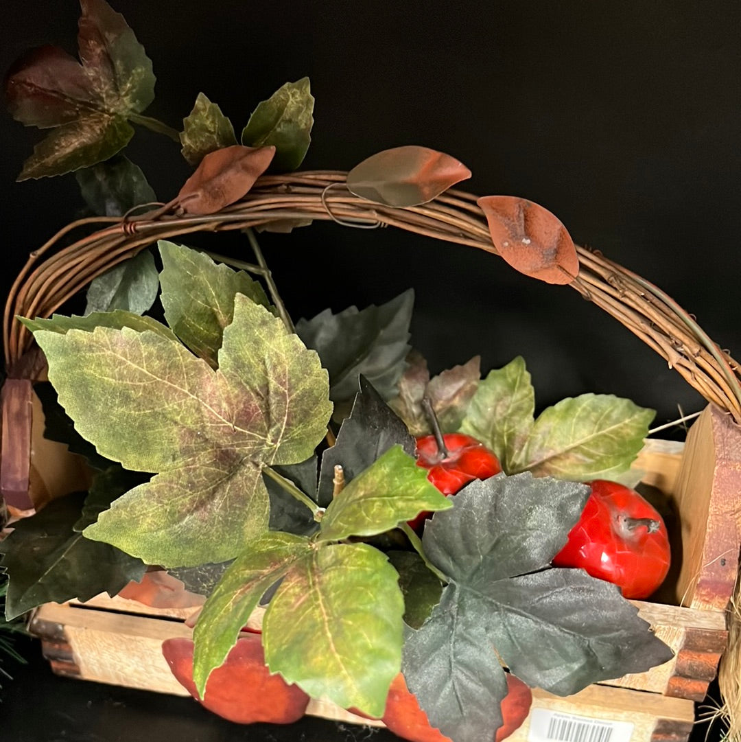 Apple Basket Decor