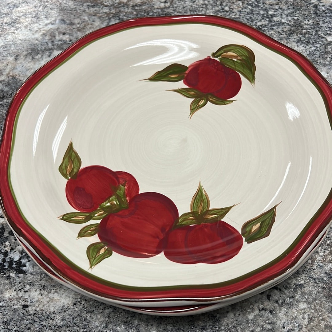 Apple Plate Bowl Set