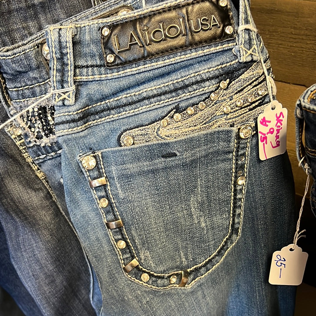 LA Idol Jeans Sz 9